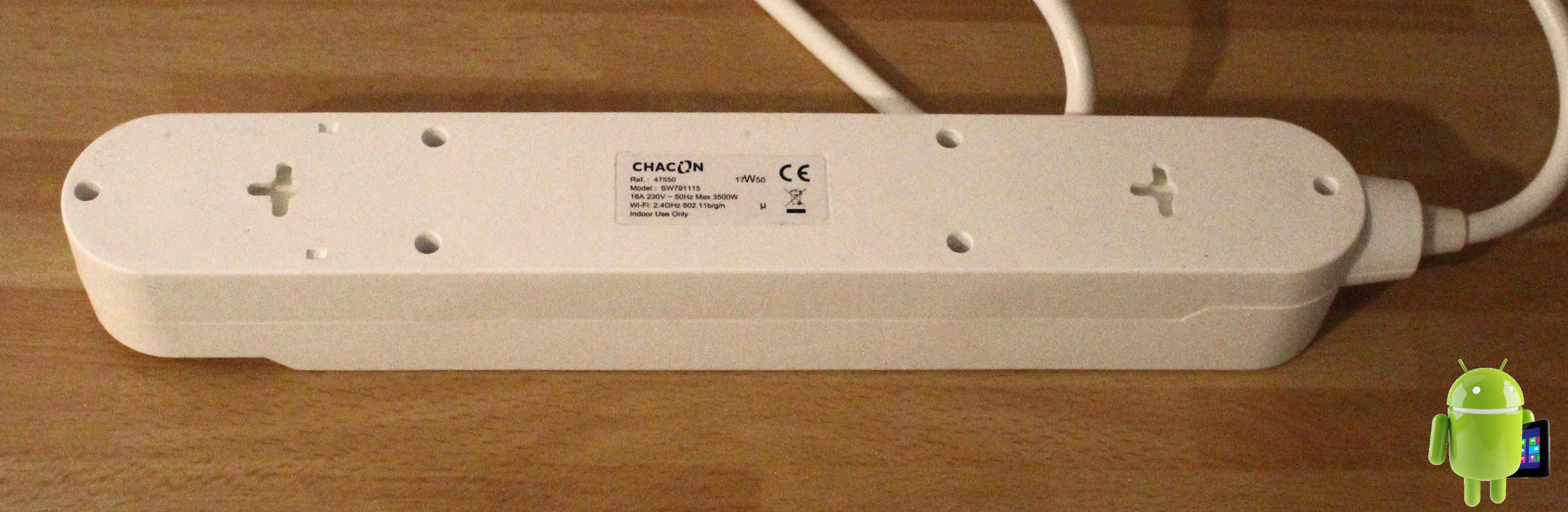 Chacon Multiprise Wifi 5 X 16 A Câble 1,5 M CH47550 - Prise connectée -  LDLC